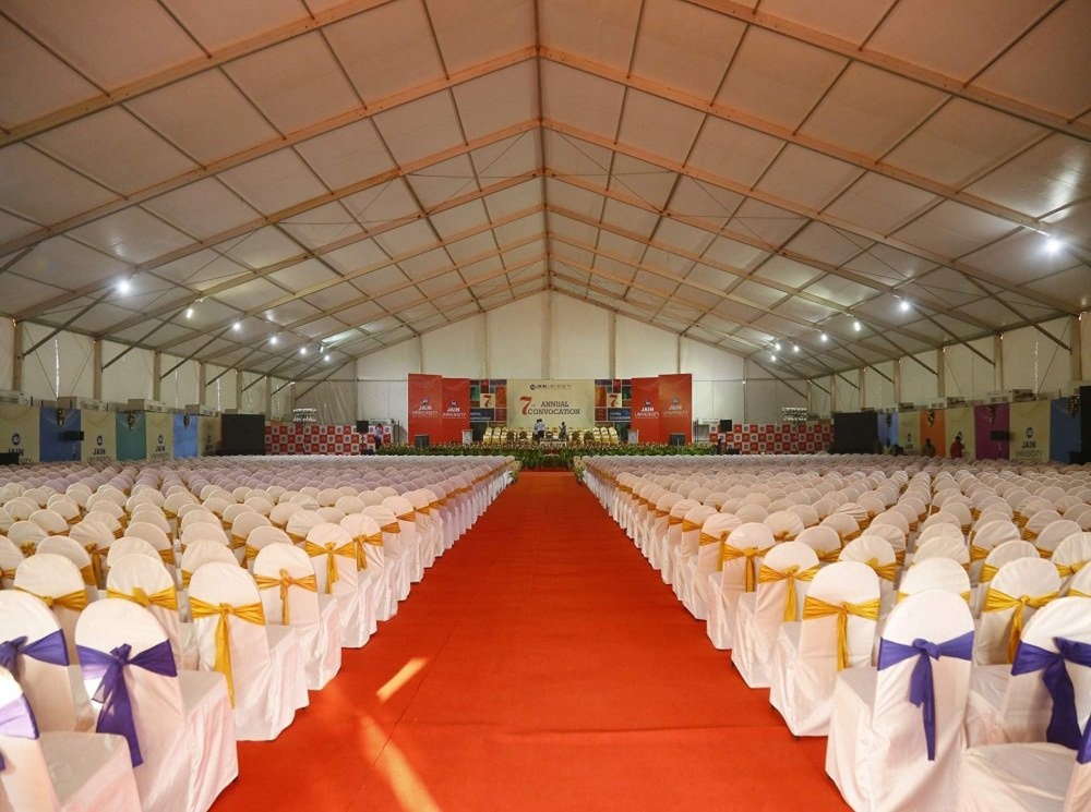 tent house supplier services in bangalore for conventions and convention centers shridhar tent house
